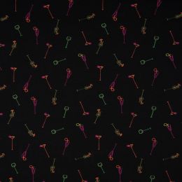 Jersey Cotton Fabric | Drinks Neon