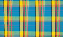 Madras Check Fabric | Blue