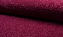 Luxury Boucle Coating Fabric | Dark Fuchsia