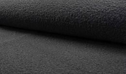 Luxury Boucle Coating Fabric | Dark grey