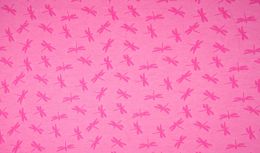 Jacquard Jersey Dragonfly | Fuchsia