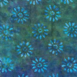 Hand Printed Voile Batik Fabric | Design 4