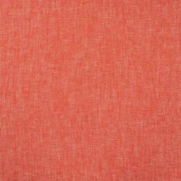 Georgio 100% Linen Fabric | Coral