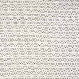 Jersey Cotton Rich Fabric | Broken Circles Ecru