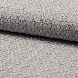 Jupiter Lace Fabric | Silver Grey
