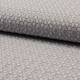 Jupiter Lace Fabric | Silver Grey