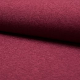 Heavy Scuba Crepe Fabric | Melange Wine