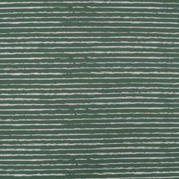 Stitch It Classic Jersey Fabric | Stripe Dusty Green