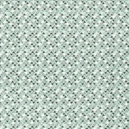 Cotton Print Fabric | Geo Shapes Light Sage