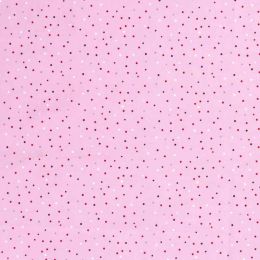 Cotton Print Fabric | Multi Spot Candy Pink