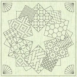 Sashiko Panel | Guruma 1
