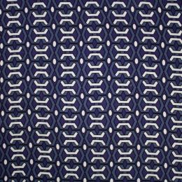 Viscose Twill Fabric | Small Graphic Jeans
