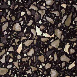Viscose Twill Fabric | Pebbles Black