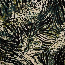 Viscose Twill Fabric | Jungle Army