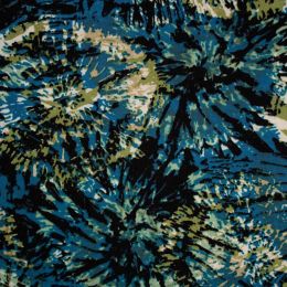 Viscose - Rayon Jersey Fabric | Explosion Petrol