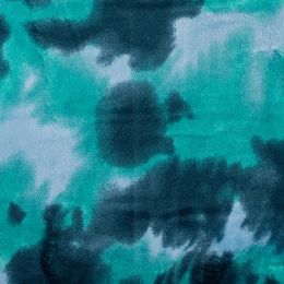 Super Soft Fleece | Tie Dye Emerald