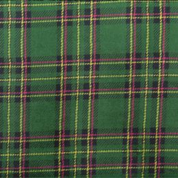 Super Soft Fleece | Tartan Check Green