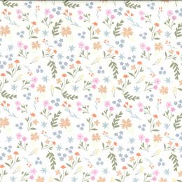 PU Printed Waterproof Raincoat Fabric | Petite Flower