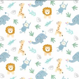 PU Printed Waterproof Raincoat Fabric | Jungle