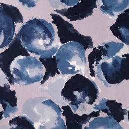 Cotton Sateen Print Fabric | Stains Denim
