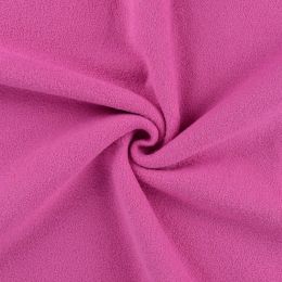 Terry Backed Fleece Fabric | Fuchsia