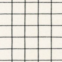 Robert Kaufman Fabric | Essex Yarn Dyed Wovens Fine check Ivory