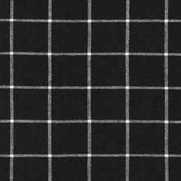 Robert Kaufman Fabric | Essex Yarn Dyed Wovens Fine check Black