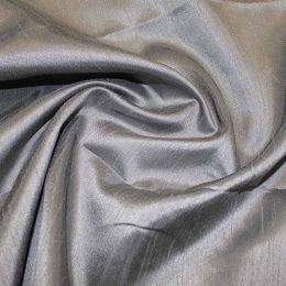 Shantung Satin Fabric | Pewter