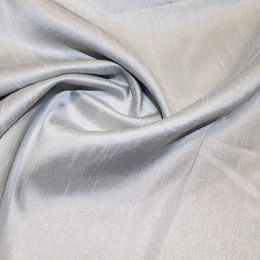 Shantung Satin Fabric | Silver