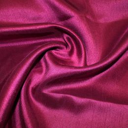 Shantung Satin Fabric | Sangria