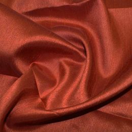 Shantung Satin Fabric | Terracotta
