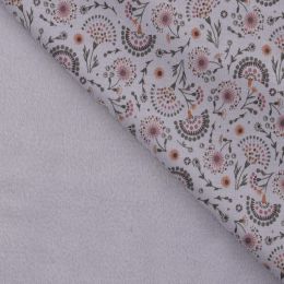 Luxury Sweatshirt Fabric | Floral Burst