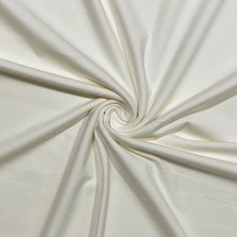 Baby Ponte Roma Double Stretch Fabric | Ivory