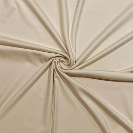 Baby Ponte Roma Double Stretch Fabric | Cream