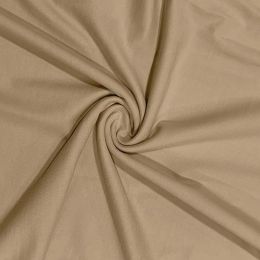 Baby Ponte Roma Double Stretch Fabric | Beige