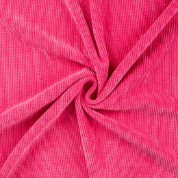 8w Washed Corduroy Fabric | Fuchsia Pink