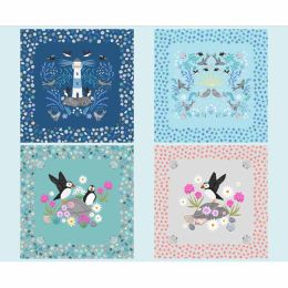 Puffin Rock Lewis & Irene Fabric | Cushion Panel