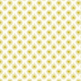 Away In A Manger Lewis & Irene Fabric | Gold Metallic Star Cream