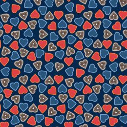 Tomtens Folklore Christmas Lewis & Irene | Hearts Dark Blue