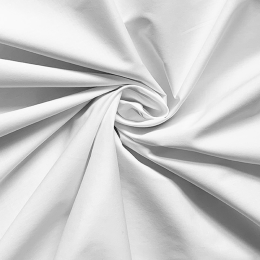 Organic Cotton Lawn Fabric | White
