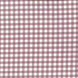 Berkshire Yarn Dyed Cotton Gingham Fabric, 9mm | Mauve
