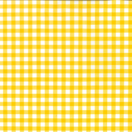Berkshire Yarn Dyed Cotton Gingham Fabric, 9mm | Yellow