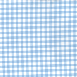 Berkshire Yarn Dyed Cotton Gingham Fabric, 9mm | Pale-Blue