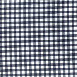 Berkshire Yarn Dyed Cotton Gingham Fabric, 9mm | Navy
