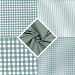 Berkshire Yarn Dyed Cotton Fabric | Fat Quarter Bundle Duckegg