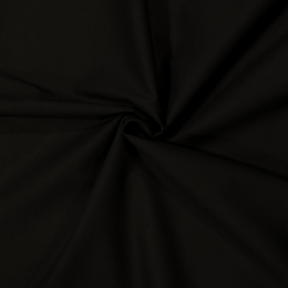Luxury Organic Cotton Voile Fabric | Black