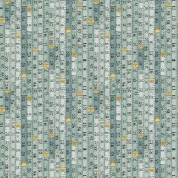 Atelier Fabric By Makower | Measurements Blue