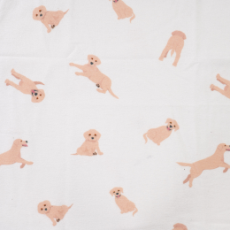 Premium Cotton Flannel | Happy Pups