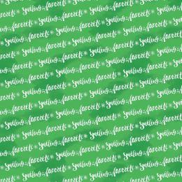 Elf The Movie Fabric | Smiling Is My Favourite Green