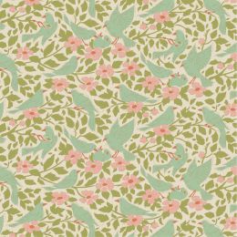 Tilda Songbird Fabric | Ava Green